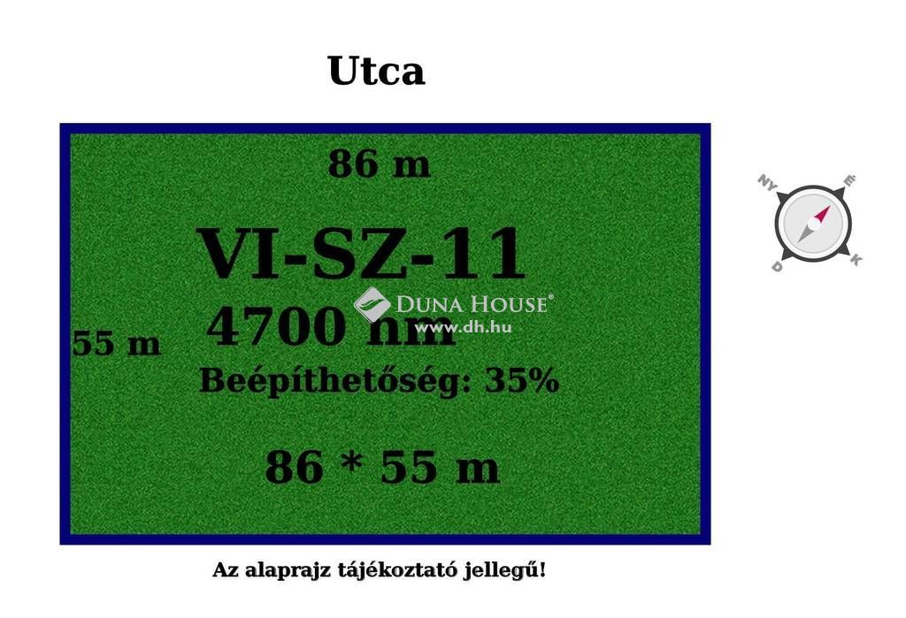 2220 Vecsés , Vecsésen 4700 nm-es belterületi telek — 1/1
