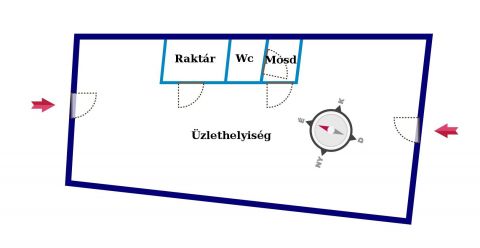 Eladó Üzlethelyiség 4400 Nyíregyháza 