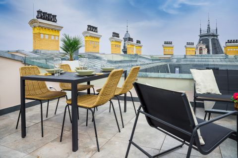 Eladó Lakás 1062 Budapest 6. kerület , Kodály Köröndön , panorámás,  luxus teraszos lakások!