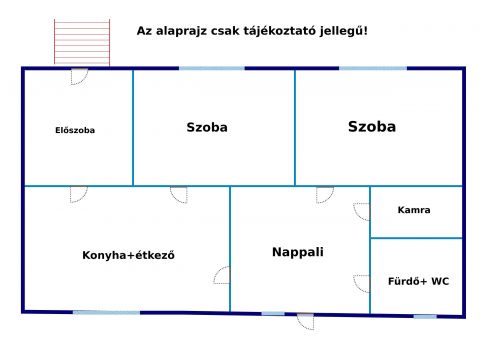 Eladó Ház 5051 Zagyvarékas Zagyvarékas központjában 2 szoba+ nappalis 69nm-es ház 439nm-es telken eladó