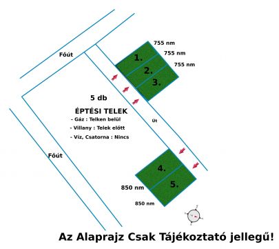 Eladó Telek 2212 Csévharaszt 