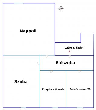 Eladó Lakás 1155 Budapest 15. kerület 2 szobás lakás Pestújhelyen a MÁV-telep szomszédságában