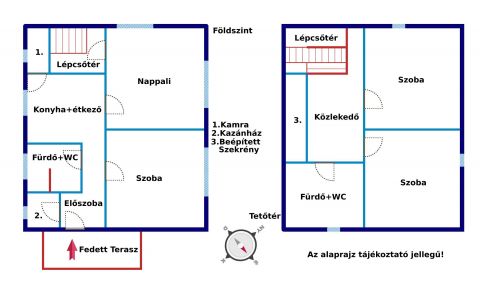 Eladó Ház 1214 Budapest 21. kerület Felújított, klímás, 2szintes, téglaépítésű Kádár-kocka eladó