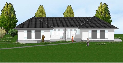 Eladó Ház 2371 Dabas Dabas-Sáriban újépítésű ikerház, 3 szoba + nappali