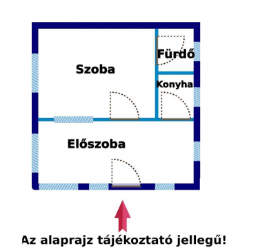 Eladó Ház 6060 Tiszakécske Kerekdombon felújítandó nyaraló