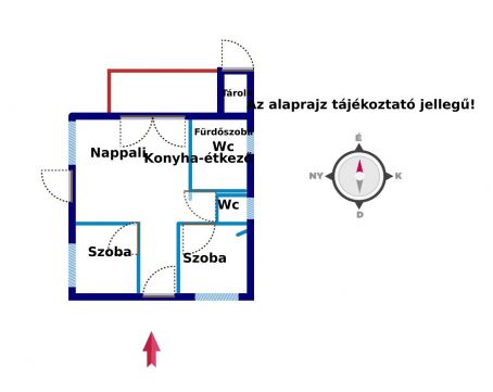 Eladó Lakás 8646 Balatonfenyves Balaton közeli TIPP-TOPP Lakás