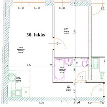 Eladó Lakás 4400 Nyíregyháza Autóbusz pályaudvar közelében, ÚJ ÉPÍTÉSŰ társasházak