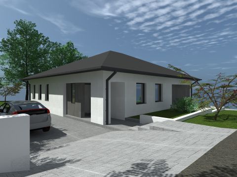 Eladó Ház 8372 Cserszegtomaj Csendes kertvárosi utcában, újépítésű ikerfél