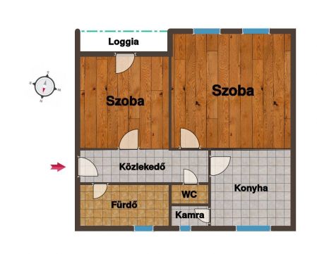 Eladó Lakás 8000 Székesfehérvár Vasútállomás közelében