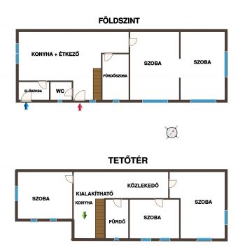 Eladó Ház 1193 Budapest 19. kerület KISPEST CSENDES UTCÁJÁBAN, 2 SZINTES CSALÁDI HÁZ