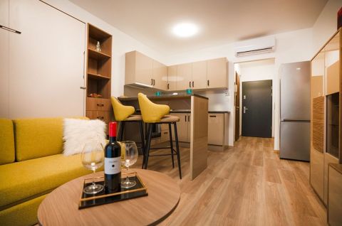 Kiadó Lakás 1086 Budapest 8. kerület , Kiadó garzonlakás 3 nm-es erkéllyel