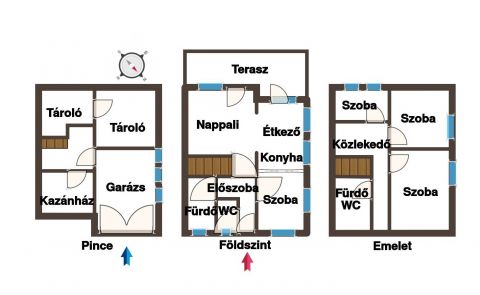Eladó Ház 1188 Budapest 18. kerület Almáskertben 5 szobás ikerház, 312 nm-es telekkel