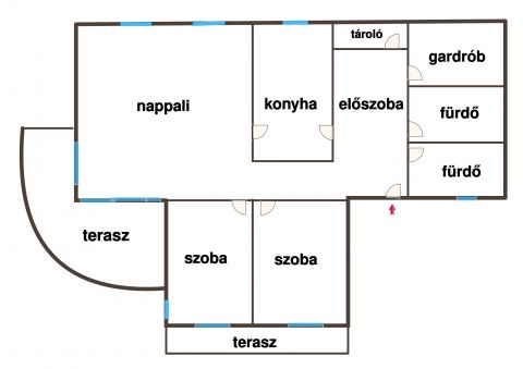 Eladó Lakás 1126 Budapest 12. kerület MOM paknál, 3 szoba, terasz, garázsbeálló