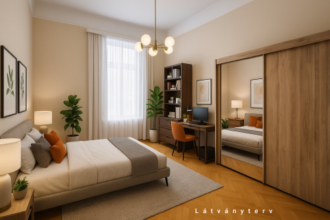 Eladó Lakás 1062 Budapest 6. kerület , Andrássyra néző ablak, nagy belmagasság, kis lakóközösség