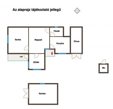 Eladó Ház 7092 Nagykónyi csendes utcájában, családi ház eladó.