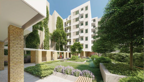 Eladó Telek 1086 Budapest 8. kerület Azonnal kezdhető projekt 55 lakás+fszti helyiségek, parkolók