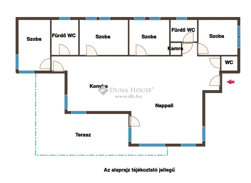 2017 Pócsmegyer , Panorámás egyszintes új épitésű családi ház- nappali+ 4 háló — 1/22