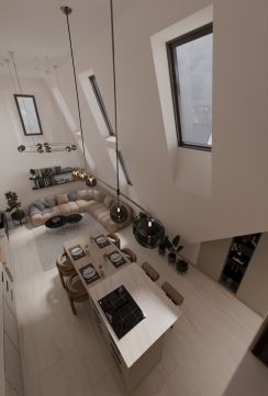 Eladó Lakás 1065 Budapest 6. kerület , Exkluzív tetőtéri luxus lakás  páratlan panorámával