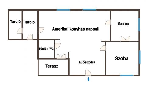 Eladó Ház 2225 Üllő 317 m2 telken álló, 80 m2 lakótérrel 