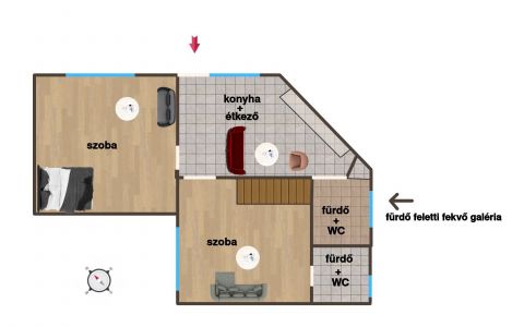 Eladó Lakás 1097 Budapest 9. kerület Külső-Ferencvárosban fiatalos design lakás