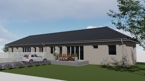 Eladó Ház 6034 Helvécia Újépítésű 92nm-es nappali+3szobás ház, 340nm telken