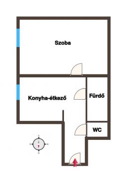 Eladó Lakás 2475 Kápolnásnyék Kis lakás a központban