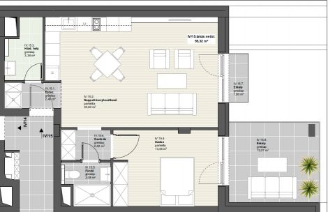 Eladó Lakás 1191 Budapest 19. kerület KÖKI Terminál szomszédságában új építésű társasházi lakások