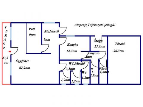 Eladó Üzlethelyiség 5121 Jászjákóhalma 5121 Jászjákóhalma, Központhoz közeli