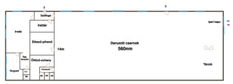 Kiadó Tároló/Raktár 2220 Vecsés 