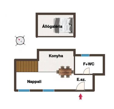 Eladó Lakás 1064 Budapest 6. kerület Izabella utcában kulcsrakész, kompakt otthon