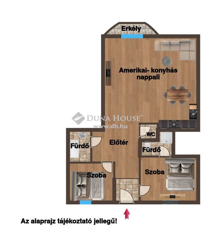 1091 Budapest 9. kerület , Kálvin térnél erkélyes, duplakomfortos felújított lakás — 1/20