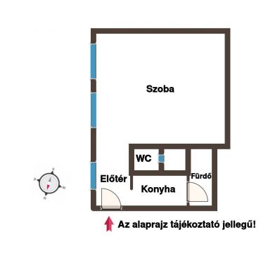 Eladó Lakás 1078 Budapest 7. kerület Polgári garzonlakás Ligetvárosban igényes házban