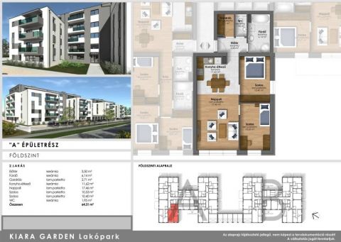 Eladó Lakás 9700 Szombathely Kiara Garden lakópark