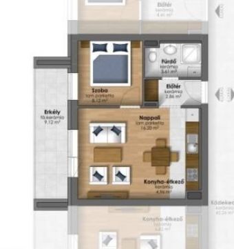 Eladó Lakás 9700 Szombathely Kiara Garden lakópark