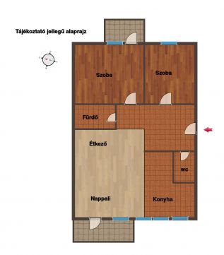 Eladó Lakás 7633 Pécs Uránváros-csendes helyen-K-NY-két erkélyes-felújított-lakás