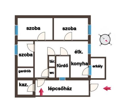 Eladó Lakás 6200 Kiskőrös Eladó Kiskőrösön egy 70 nm lakás a Tavasz utcában!