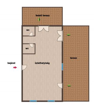 Kiadó Üzlethelyiség 9700 Szombathely 