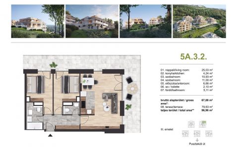 Eladó Lakás 1038 Budapest 3. kerület , Csillaghegy 