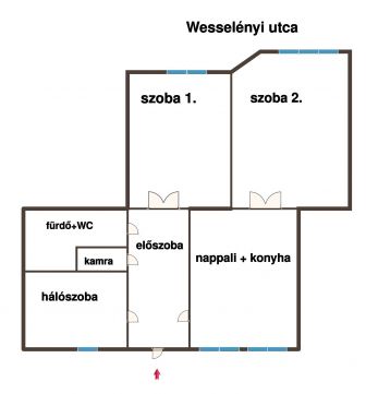 Eladó Lakás 1077 Budapest 7. kerület , Zsinagóga szomszédságában