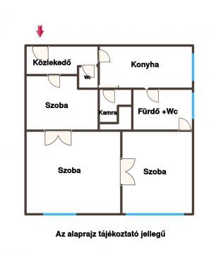 Eladó Lakás 1074 Budapest 7. kerület Jó elosztású, földszinti lakás Budapest VII. kerületében