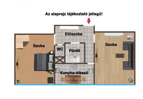 Eladó Lakás 7200 Dombóvár Árpád utca, Penny market mellett