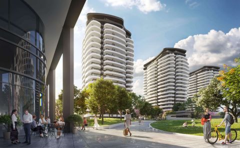 Eladó Lakás 1138 Budapest 13. kerület Épülő Marina Cityben erkélyes stúdió eladó