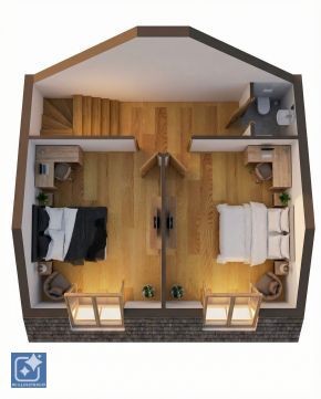 Eladó Lakás 1196 Budapest 19. kerület Felújított, belső kétszintes, udvarkapcsolattal, gk beállóva