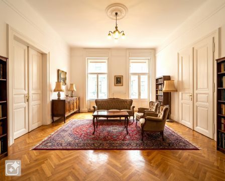 Eladó Lakás 1064 Budapest 6. kerület Vörösmarty utcában, akár 2 lakássá alakítható