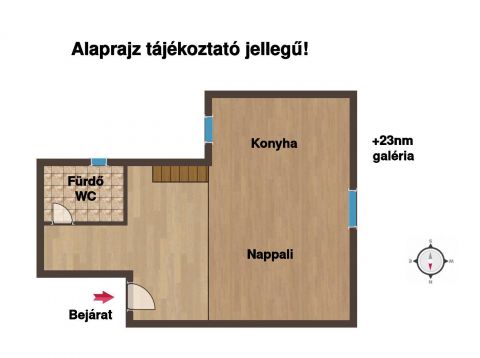 Eladó Lakás 1081 Budapest 8. kerület Felújított duplex lakás a belváros szívében