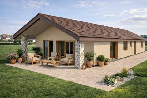 Eladó Ház 2118 Dány , Önálló, újépítésű, 4 szobás családi ház, 966 nm-es telekkel!