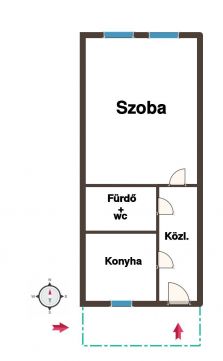 Eladó Lakás 1102 Budapest 10. kerület , 38 nm nagyságú felújítandó társasházi lakás liftes házban!