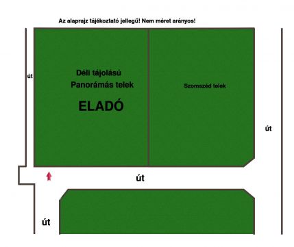 Eladó Telek 2000 Szentendre ÖRÖKPANORÁMÁS 1660 m2 telek eladó Szentendre, Pismányba