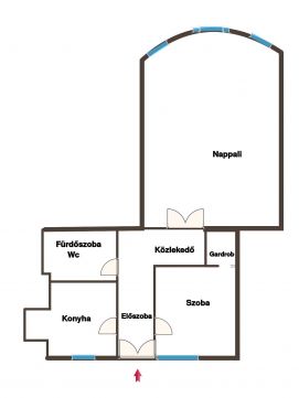 Kiadó Lakás 1088 Budapest 8. kerület 