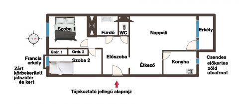 Eladó Lakás 1131 Budapest 13. kerület FUTÁR U.  NAPFÉNYES N+2 FSZOBA * ERKÉLY + FR.  ERKÉLY * 55NM